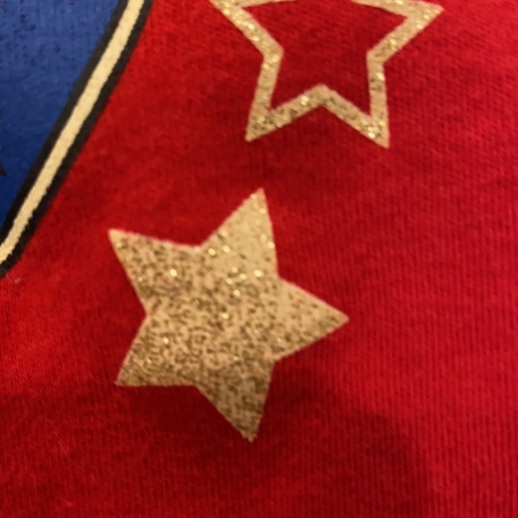 3/$15 Wonder Woman Red Short Sleeved Onesie/Diaper Shirt - Picture 7 of 7